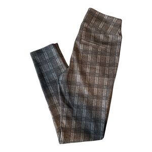 Rewash Charcoal Plaid Trouser Jeggings